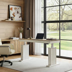 Electric Standing Desk with Drawer and Shelf, Black