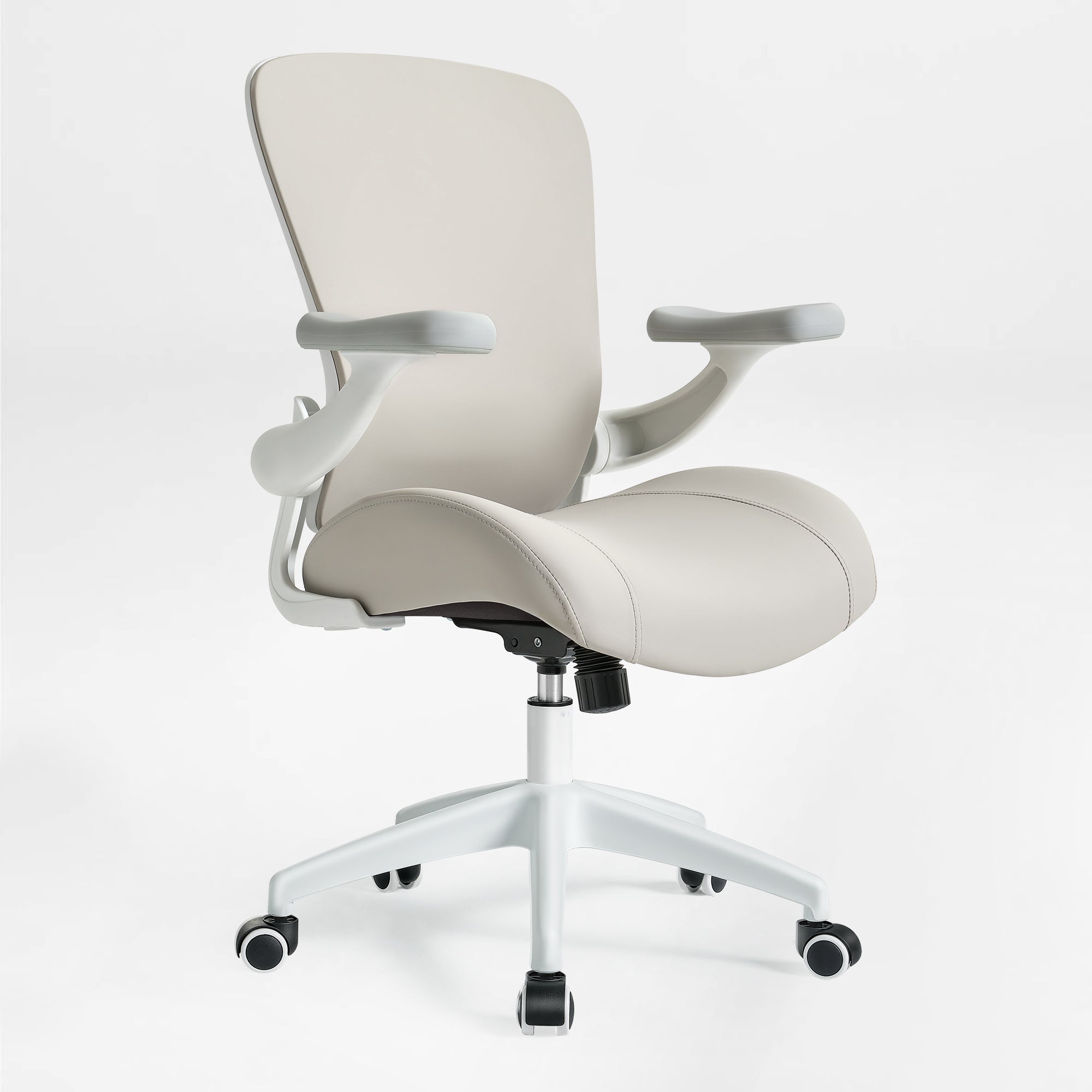 Ergonomic Office Chair - Full PU Leather Versatile Stylish Comfort