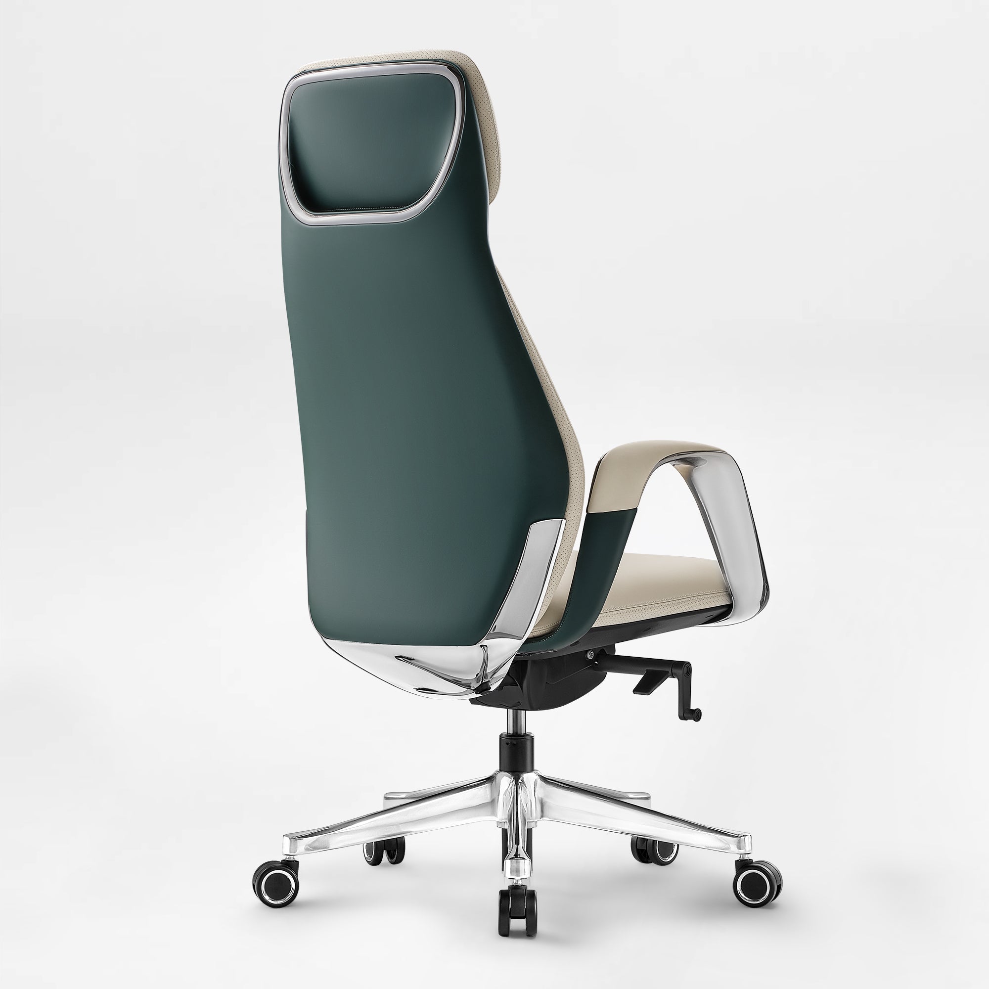 Napa Leather Executive Office Chair - Fully Adjustable