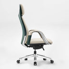 Napa Leather Executive Office Chair - Fully Adjustable