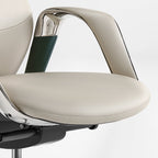 Napa Leather Executive Office Chair - Fully Adjustable