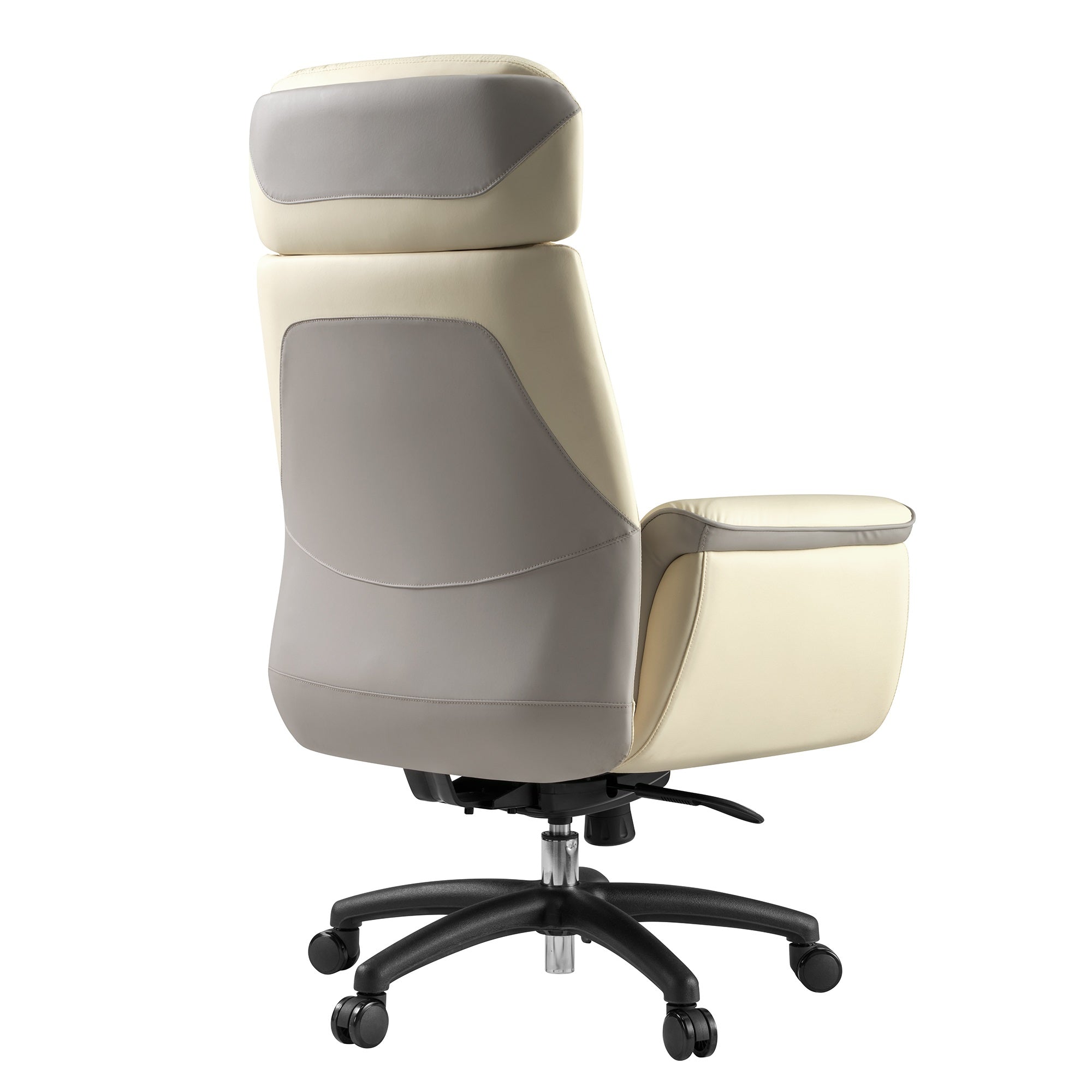 Microfiber Leather Executive Office Chair with Adjustable Headrest
