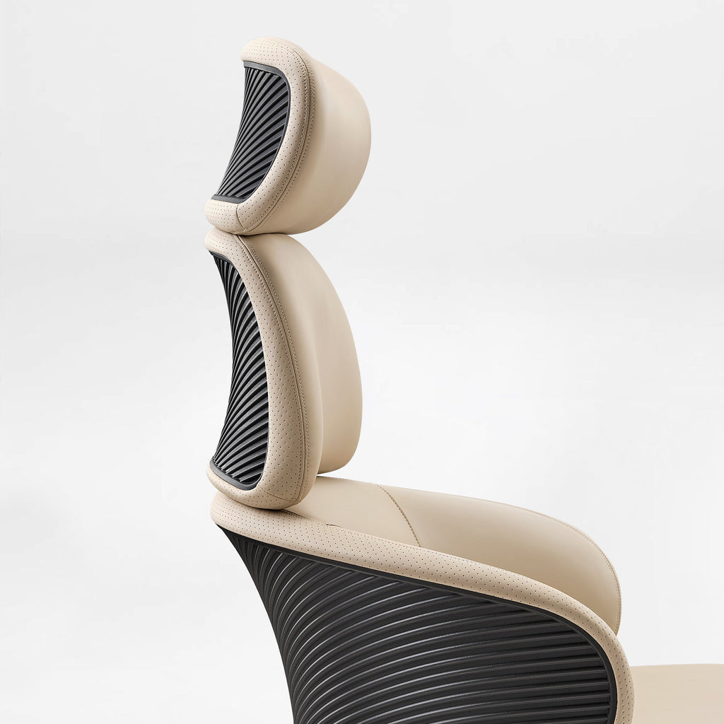 Microfiber Leather Executive Office Chair - Modern Lines Home Office