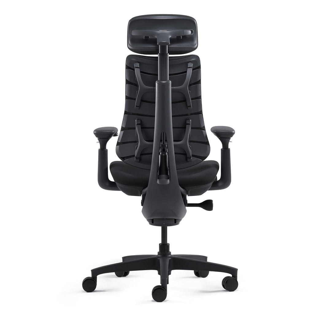 Dynamic Ergonomic Office Chair with Chip-Controlled Adaptive Backrest