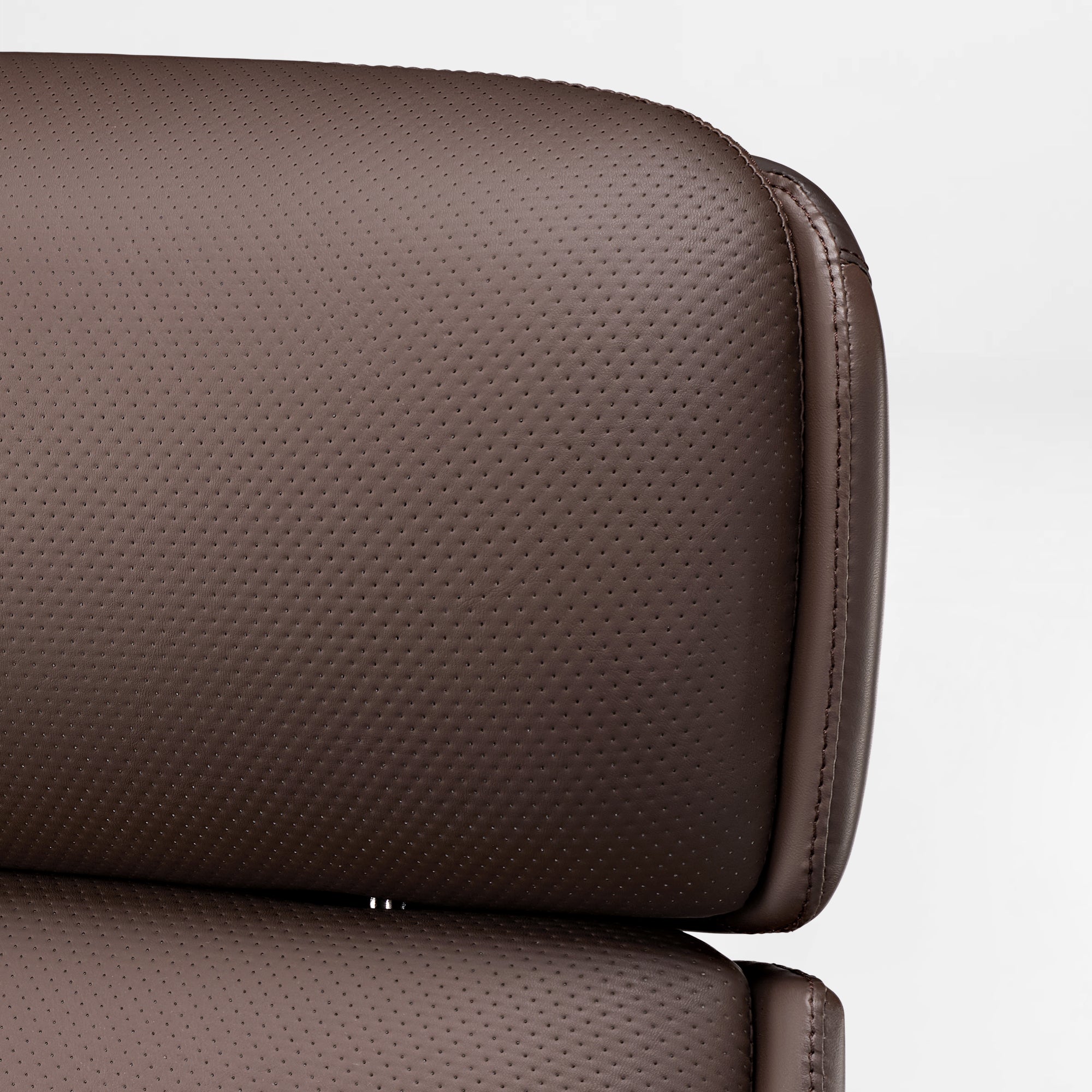 Microfiber Leather Executive Office Chair with Adjustable Headrest