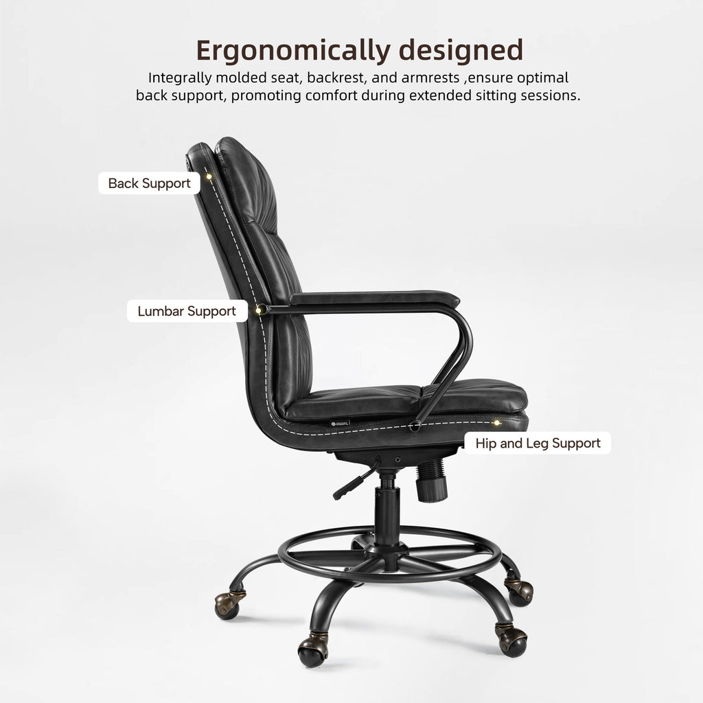 PU Leather Home Office Chair