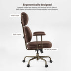 High Back Office Chair - Ultra Soft Cushion Adjustable
