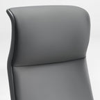 Microfiber Leather Office Chair - Dual-Layer Contoured Ergonomic
