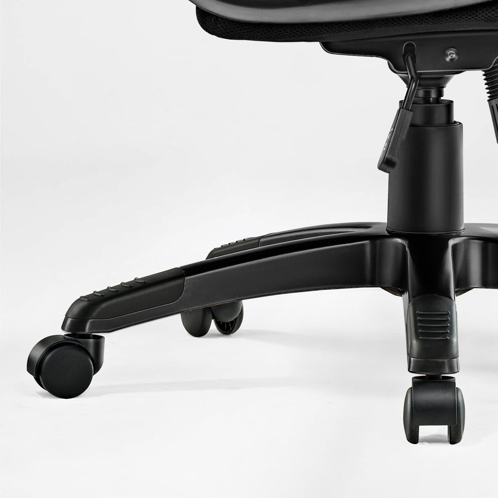 Faux Leather Home Office Chair - Ergonomic Cream