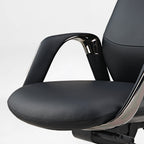 Napa Leather Executive Office Chair - Fully Adjustable