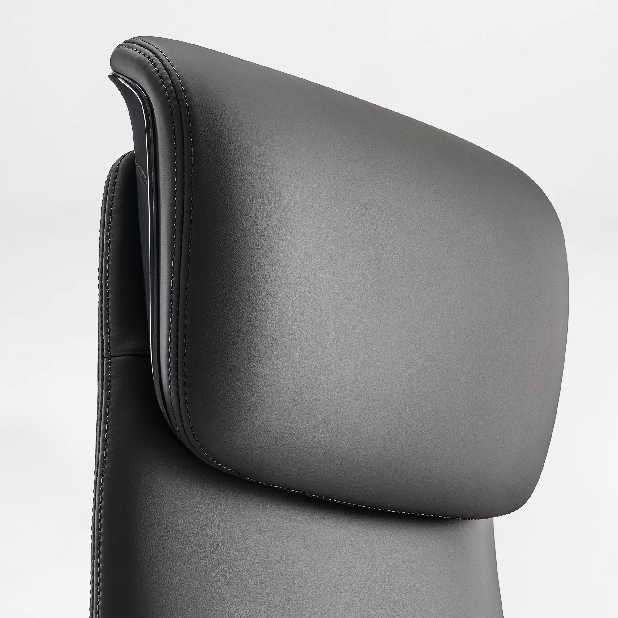 Genuine Leather Executive Office Chair - Butterfly Design High Back