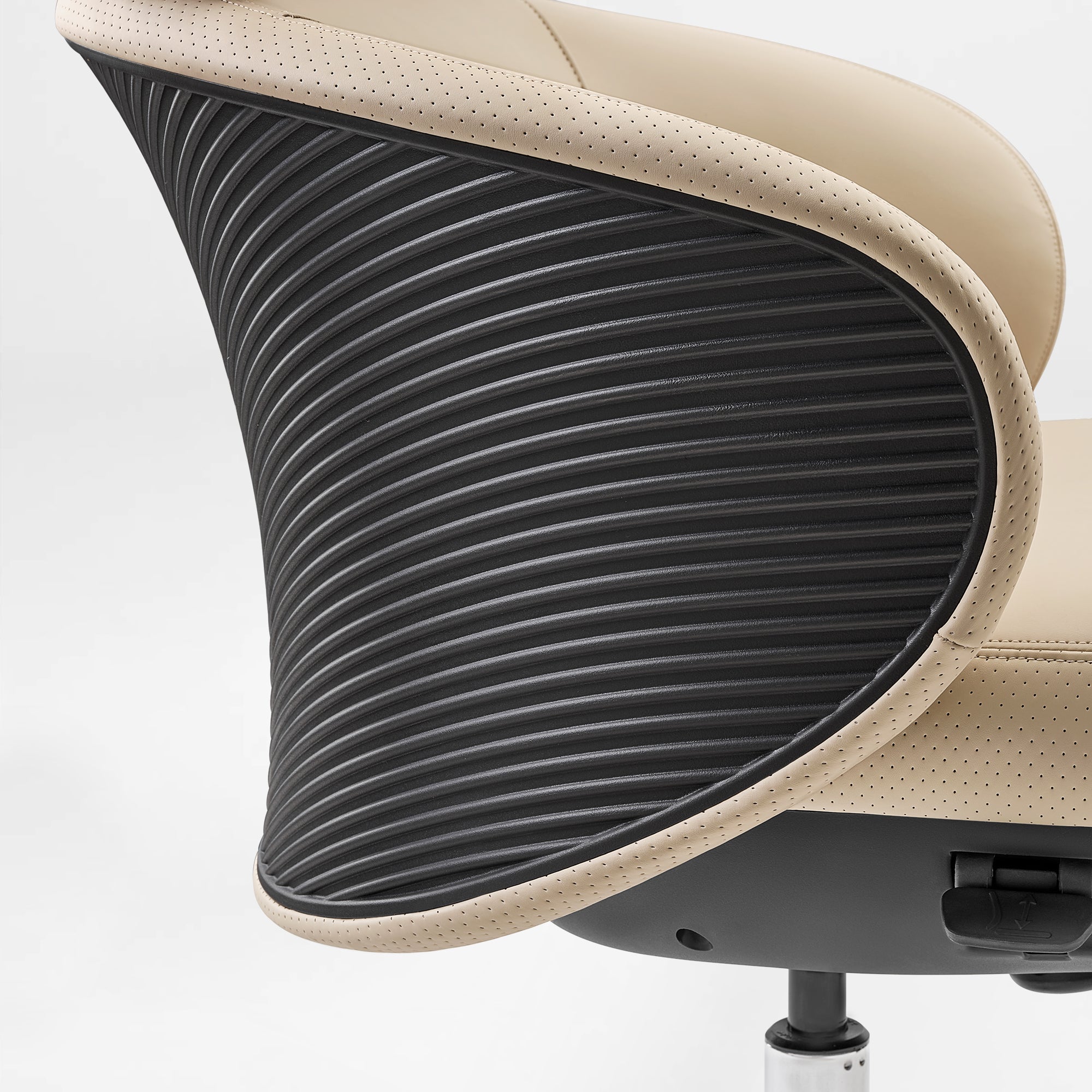 Microfiber Leather Executive Office Chair - Modern Lines Home Office