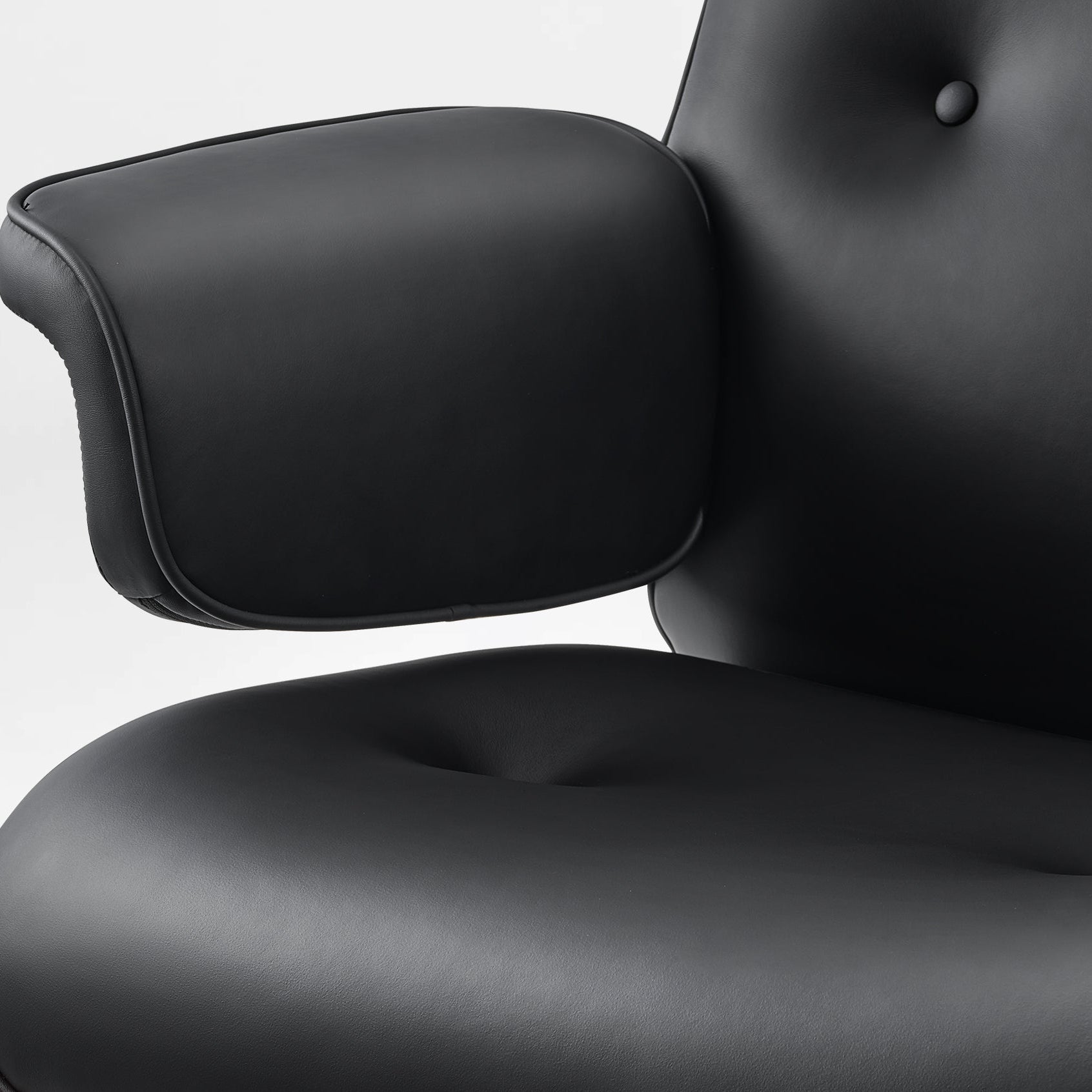 Genuine Leather Executive Office Chair - Classic Ergonomic Design