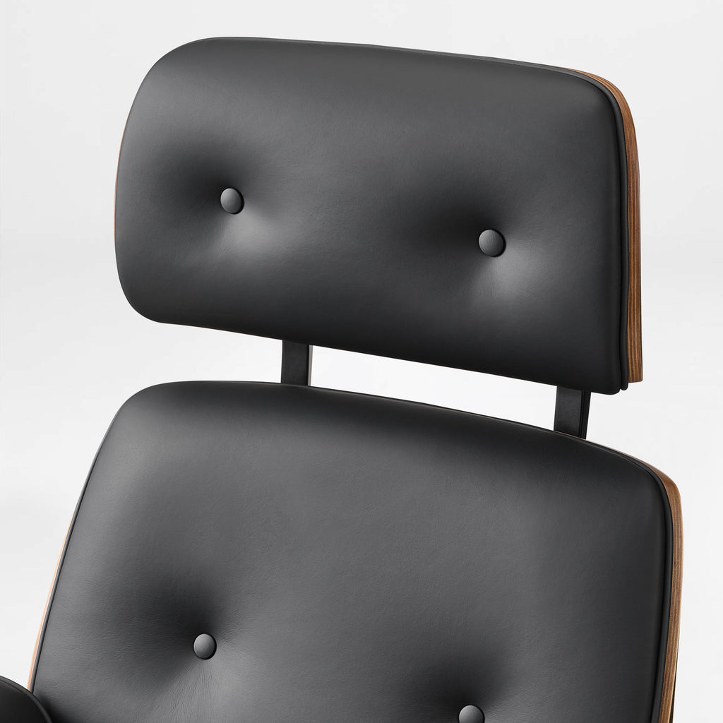 Genuine Leather Executive Office Chair - Classic Ergonomic Design