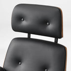Genuine Leather Executive Office Chair - Classic Ergonomic Design