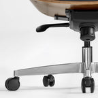 Genuine Leather Executive Office Chair - Classic Ergonomic Design
