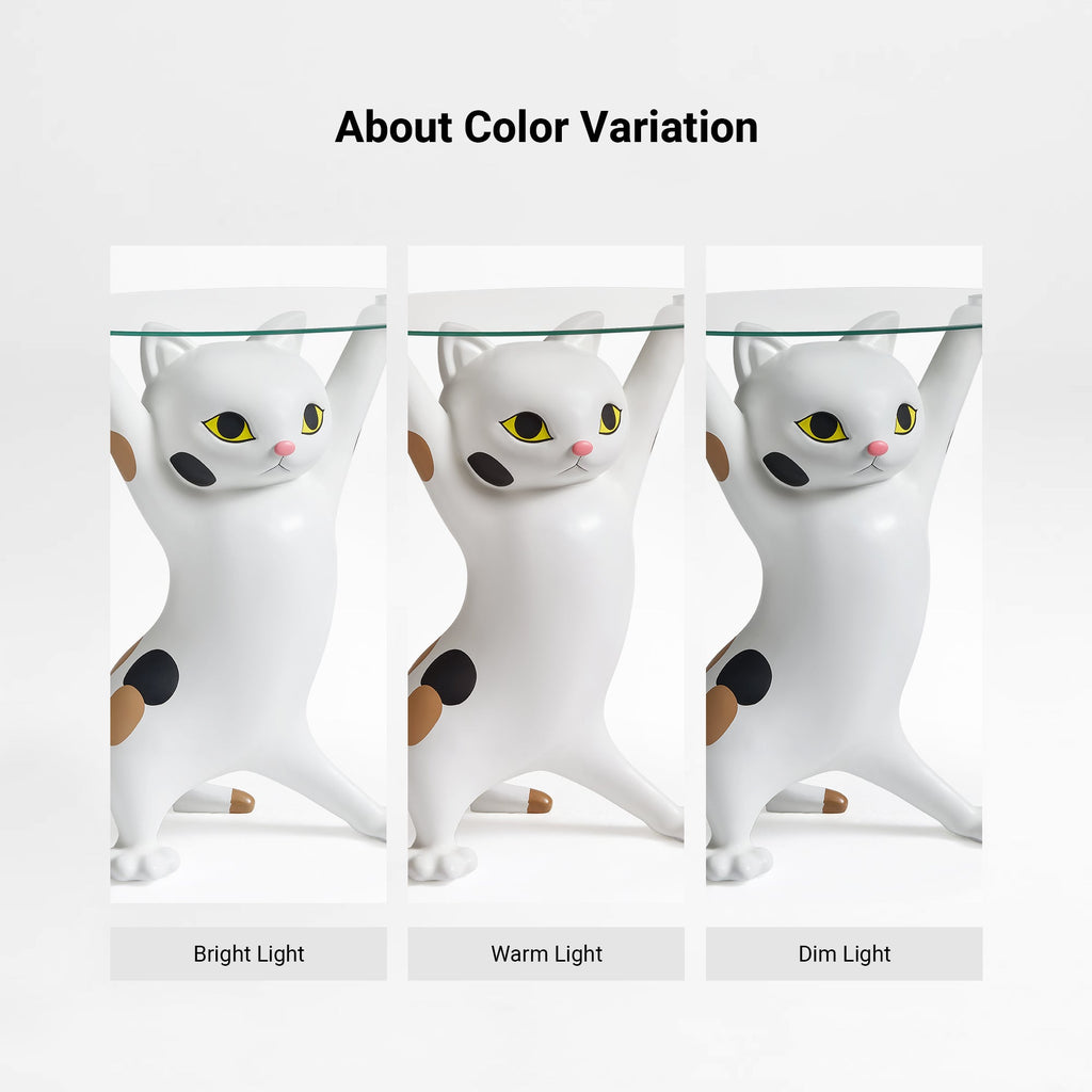 23''H, Enchanting Cat Side Table