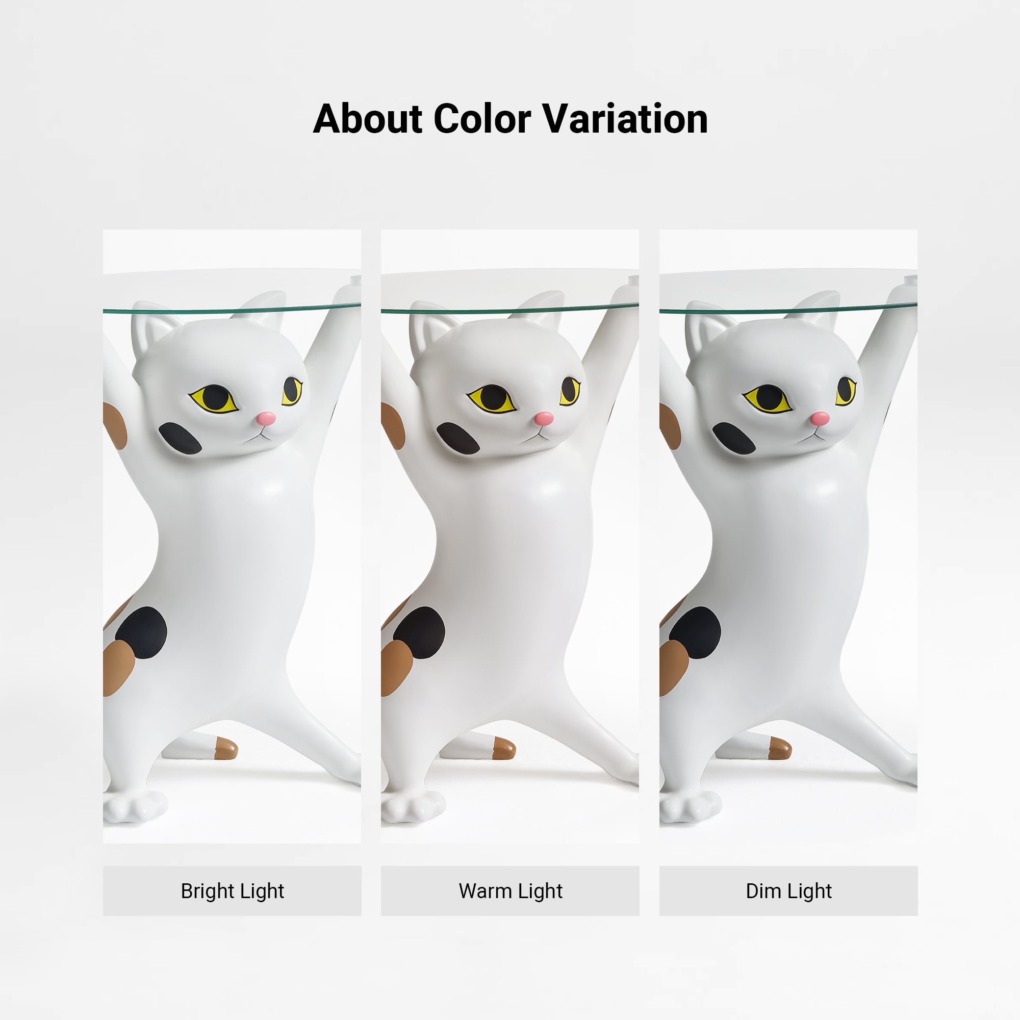 23''H, Enchanting Cat Side Table