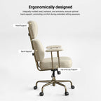 High Back Office Chair - Ultra Soft Cushion Adjustable