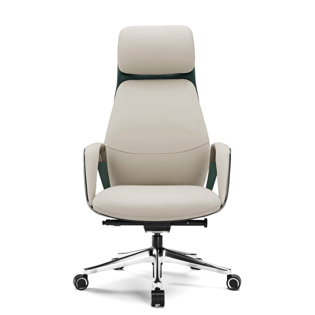 Napa Leather Executive Office Chair - Fully Adjustable