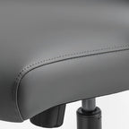 Microfiber Leather Office Chair - Dual-Layer Contoured Ergonomic