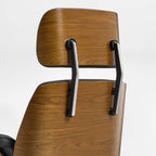 Genuine Leather Executive Office Chair - Classic Ergonomic Design