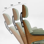 Genuine Leather Executive Office Chair - Classic Ergonomic Design