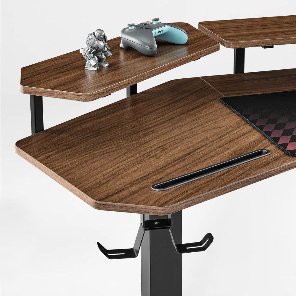 Wing-Shaped Standing Desk (63x23)