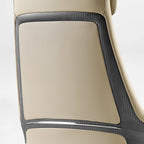 Genuine Leather Executive Office Chair - Leather & Metal Luxury