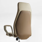 Faux Leather Executive Ergonomic Office Chair - Contoured Spine Support