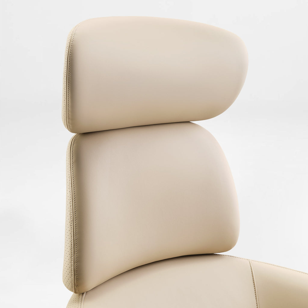 Microfiber Leather Executive Office Chair - Modern Lines Home Office