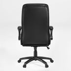 Faux Leather Home Office Chair - Ergonomic Cream