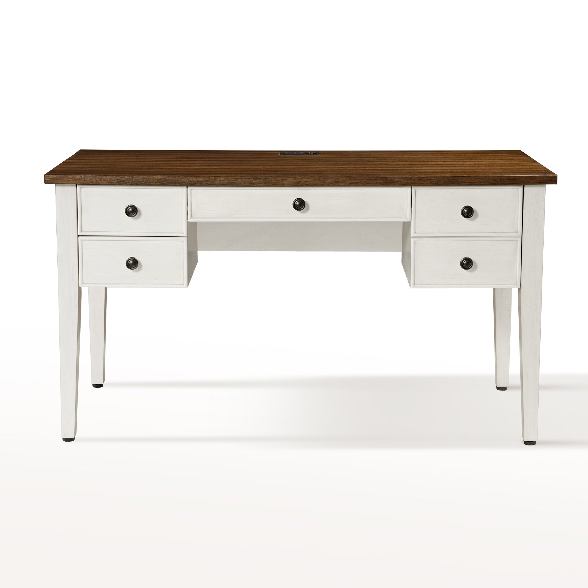 Farmhouse Office Desk with Drawers
