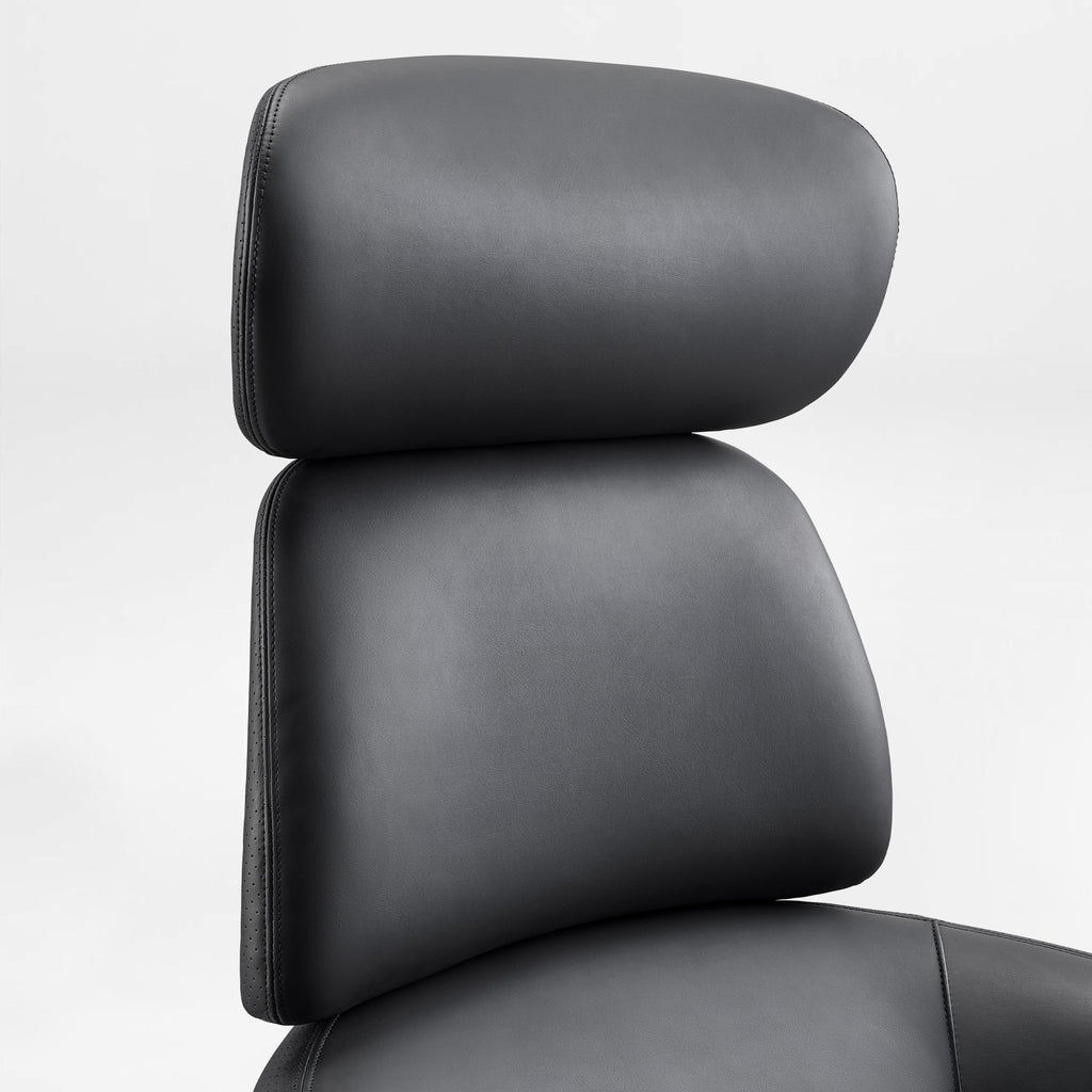 Microfiber Leather Executive Office Chair - Modern Lines Home Office