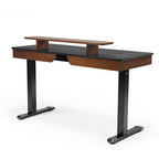 Faux Saddle Leather Adjustable Standing Desk (55x23)