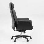 Microfiber Leather Executive Office Chair with Adjustable Headrest