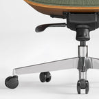 Genuine Leather Executive Office Chair - Classic Ergonomic Design