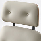 Genuine Leather Executive Office Chair - Classic Ergonomic Design