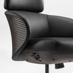 Microfiber Leather Executive Office Chair - Modern Lines Home Office
