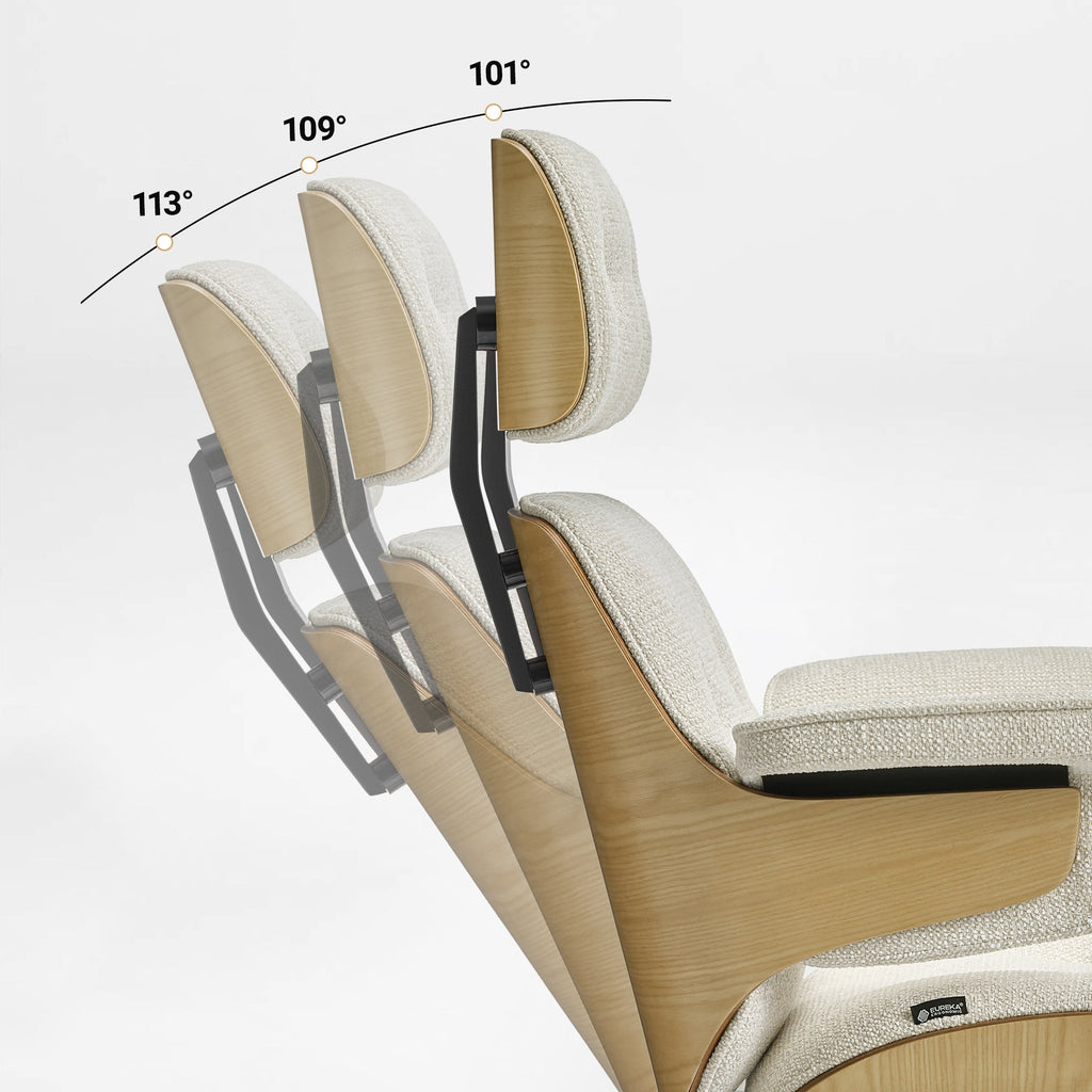 Genuine Leather Executive Office Chair - Classic Ergonomic Design