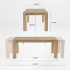Round Pedestal Dining Table, White