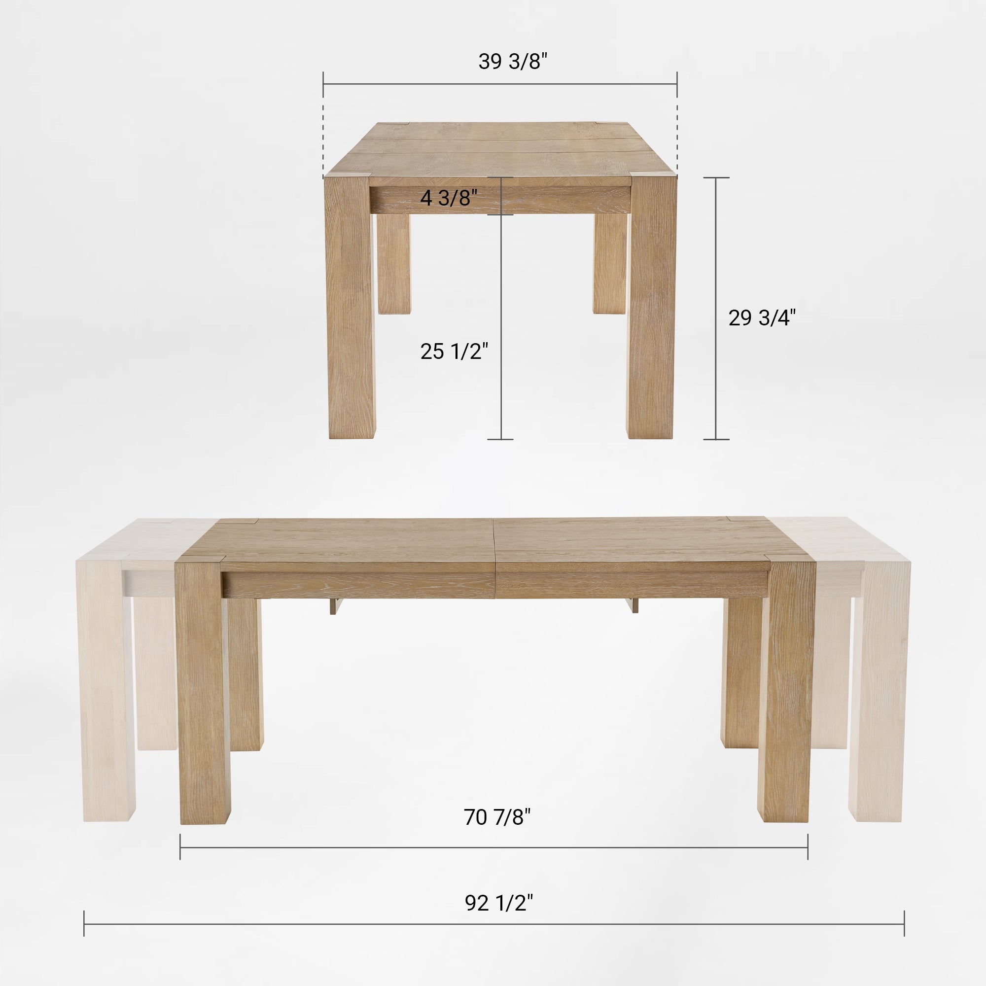 Round Pedestal Dining Table, White