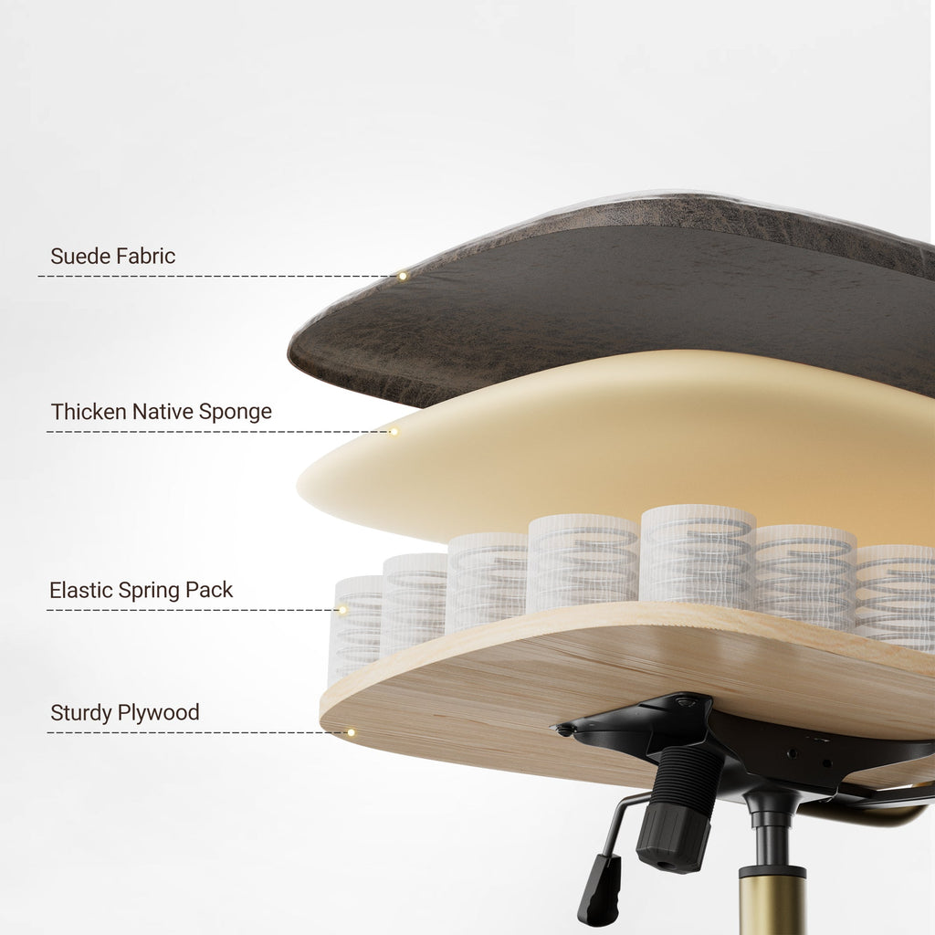 High Back Office Chair - Ultra Soft Cushion Adjustable