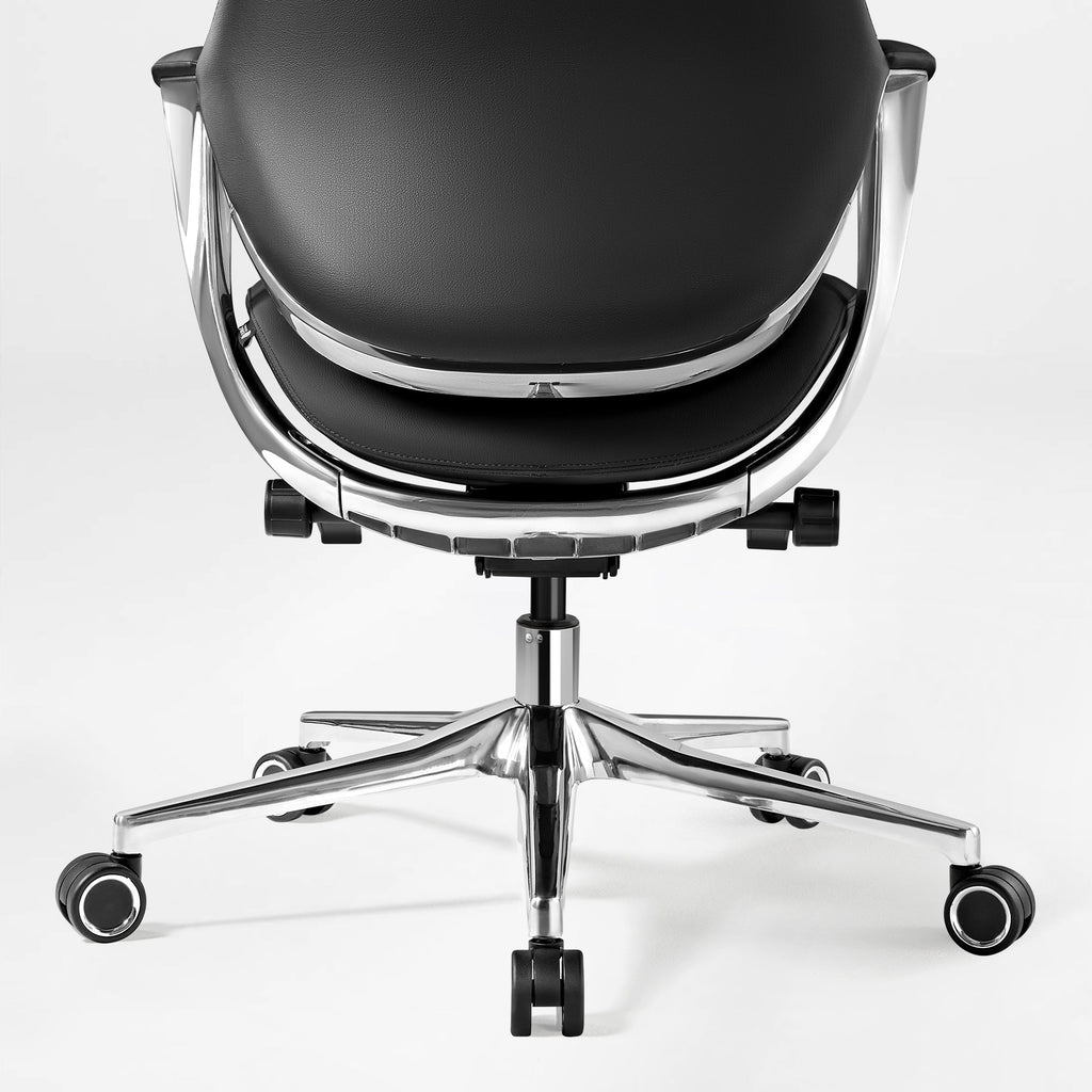 Silicone Leather Executive Office Chair - Clean Lines Home Office