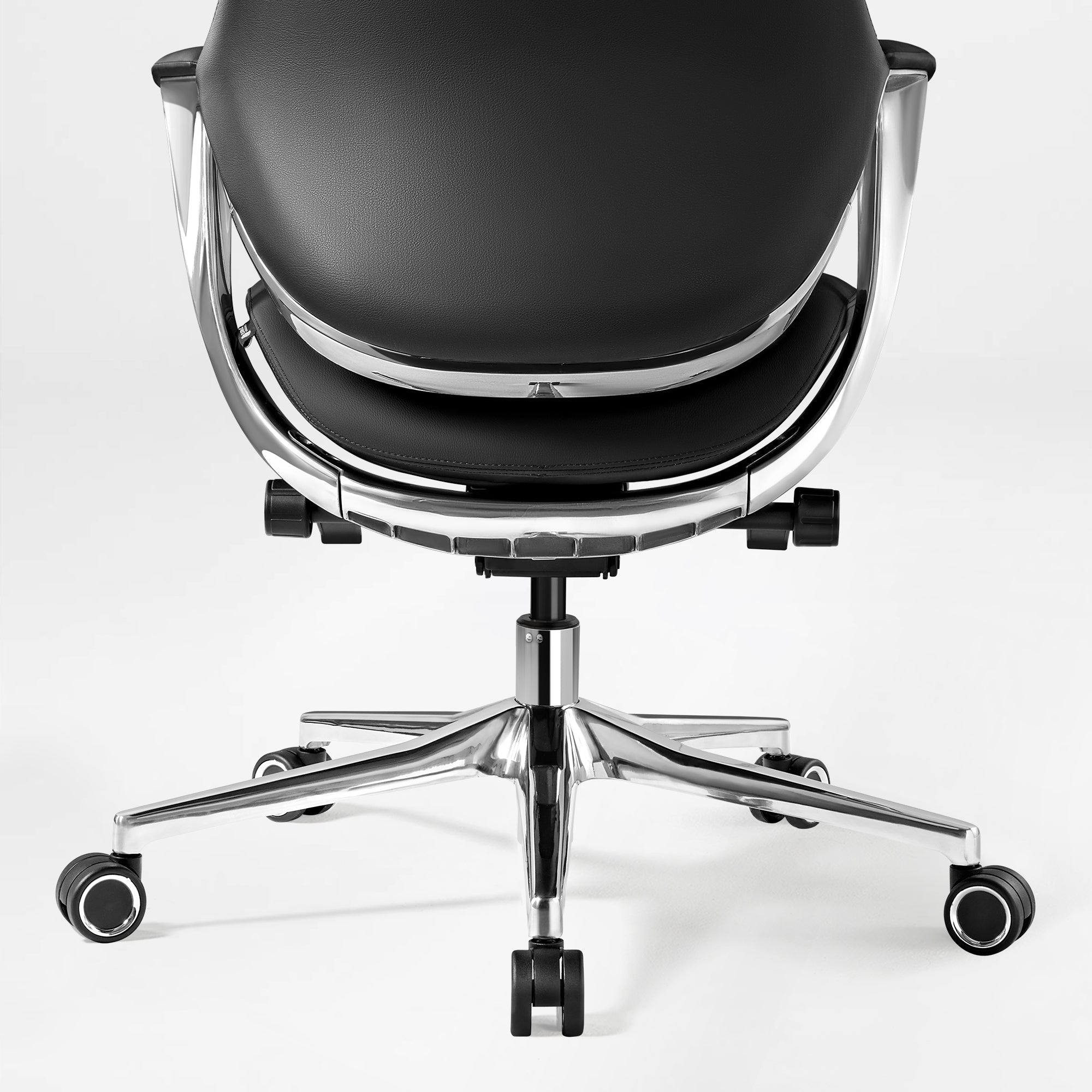 Silicone Leather Executive Office Chair - Clean Lines Home Office