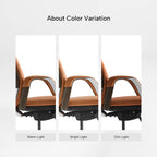 Napa Leather Executive Office Chair - Fully Adjustable