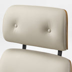 Genuine Leather Executive Office Chair - Classic Ergonomic Design