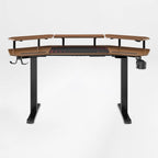 Wing-Shaped Standing Desk (63x23)
