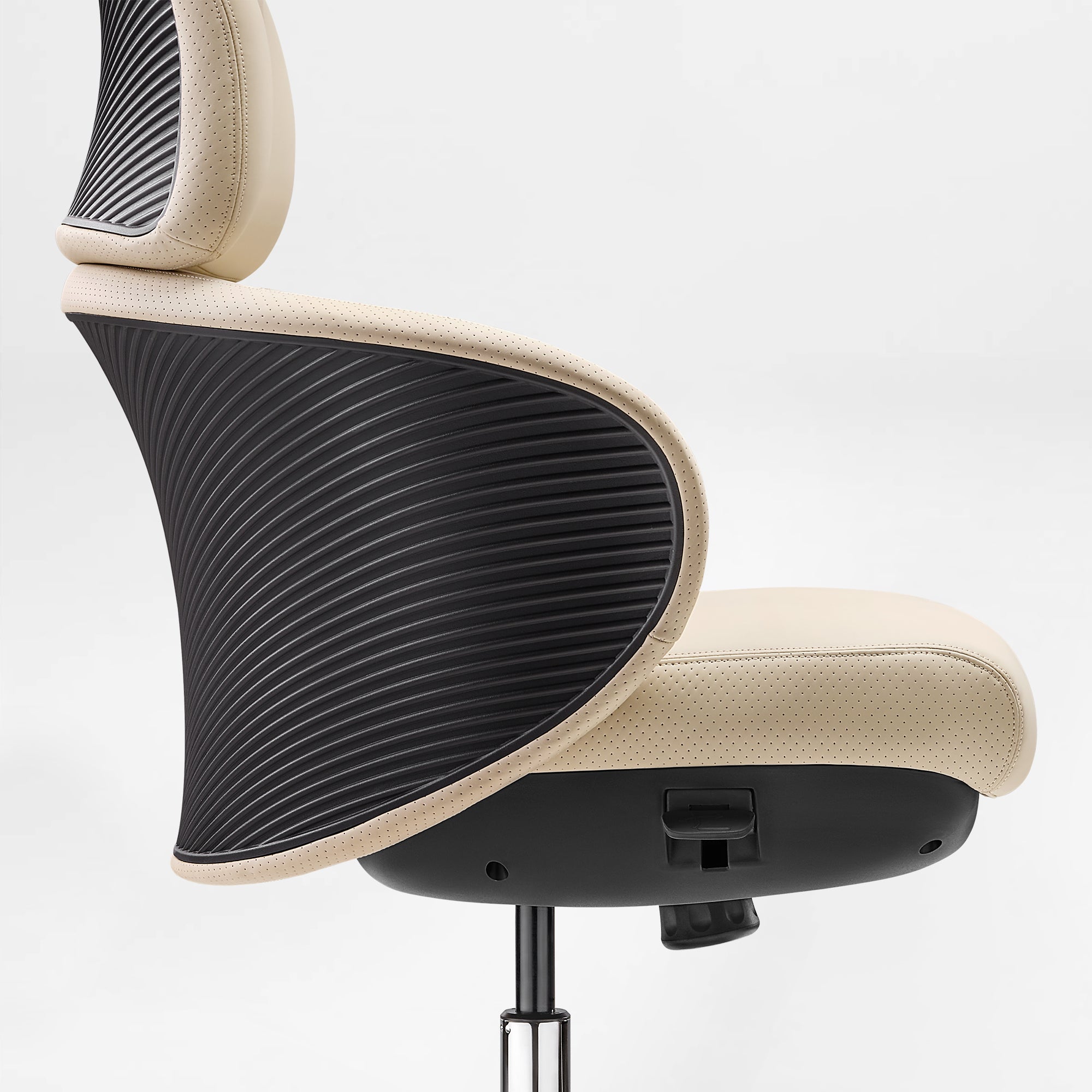 Microfiber Leather Executive Office Chair - Modern Lines Home Office