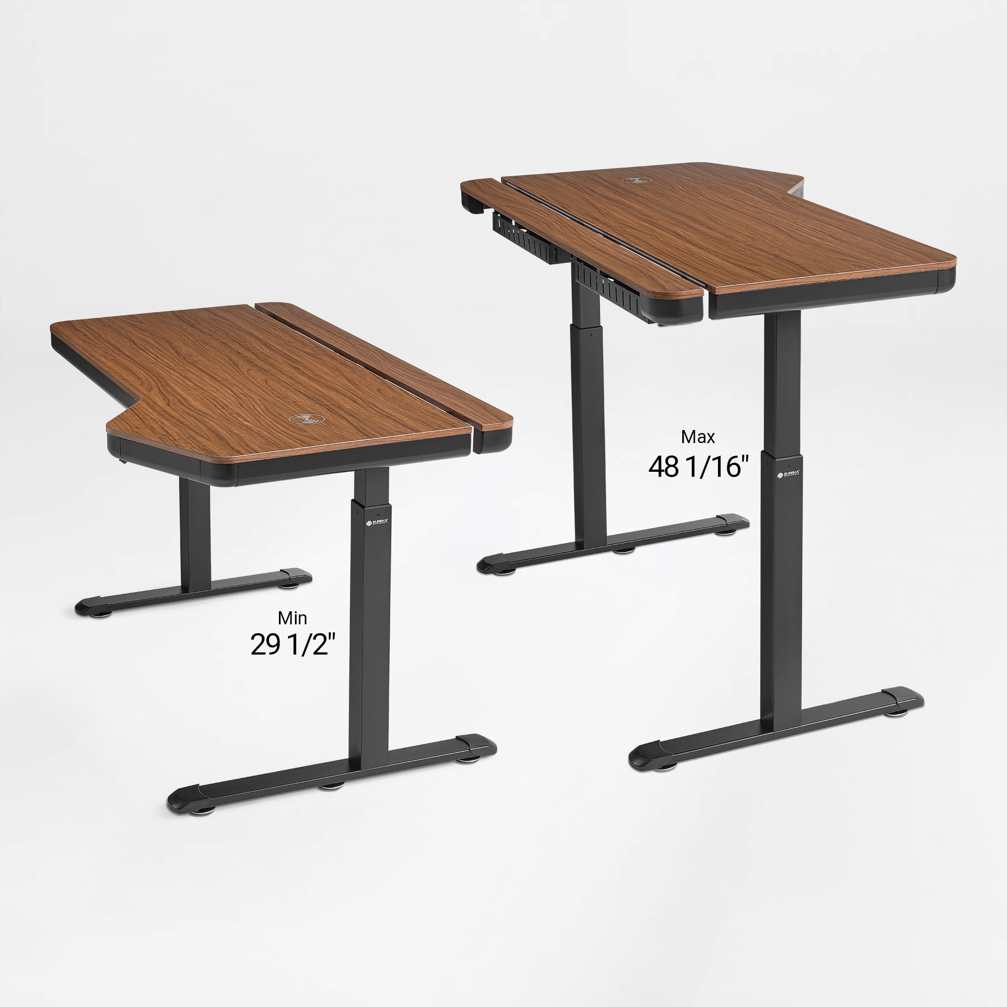 Electric Standing Desk with RGB Lighting (55x34)